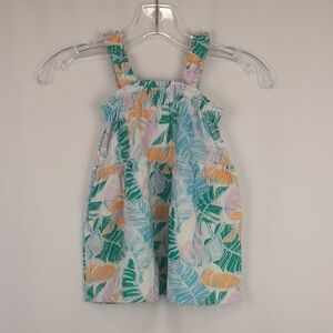 Cat & Jack Tropical Leaf Girls Dress